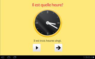 What time is it? in French. تصوير الشاشة 3