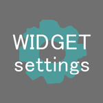 Widget Settings icon
