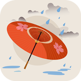 「和風天気アプリ：雨雲レーダーや台風・地震速報を搭載」 Zeichen