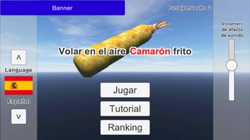 Volar en el aire Camarón frito Poster