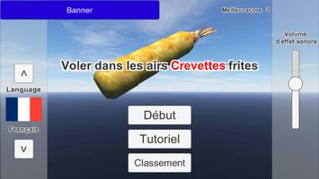 Voler dans les airs Crevettes  Affiche