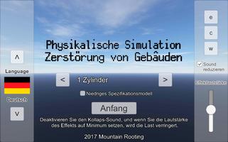 Physikalische Simulation Zerst Plakat