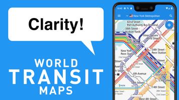 World Transit Maps Cartaz