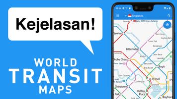 World Transit Maps poster