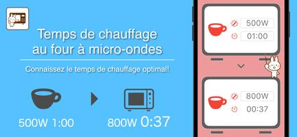 Chauffage par micro-ondes Affiche