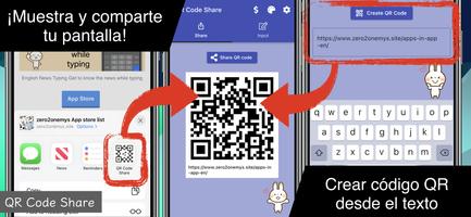 Compartir código QR captura de pantalla 1