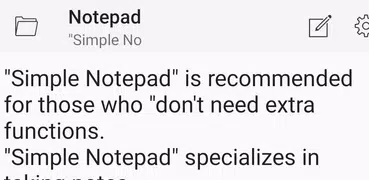 Simple Notepad