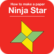 How to make ninja star with paper