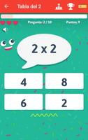 Tablas de Multiplicar Poster
