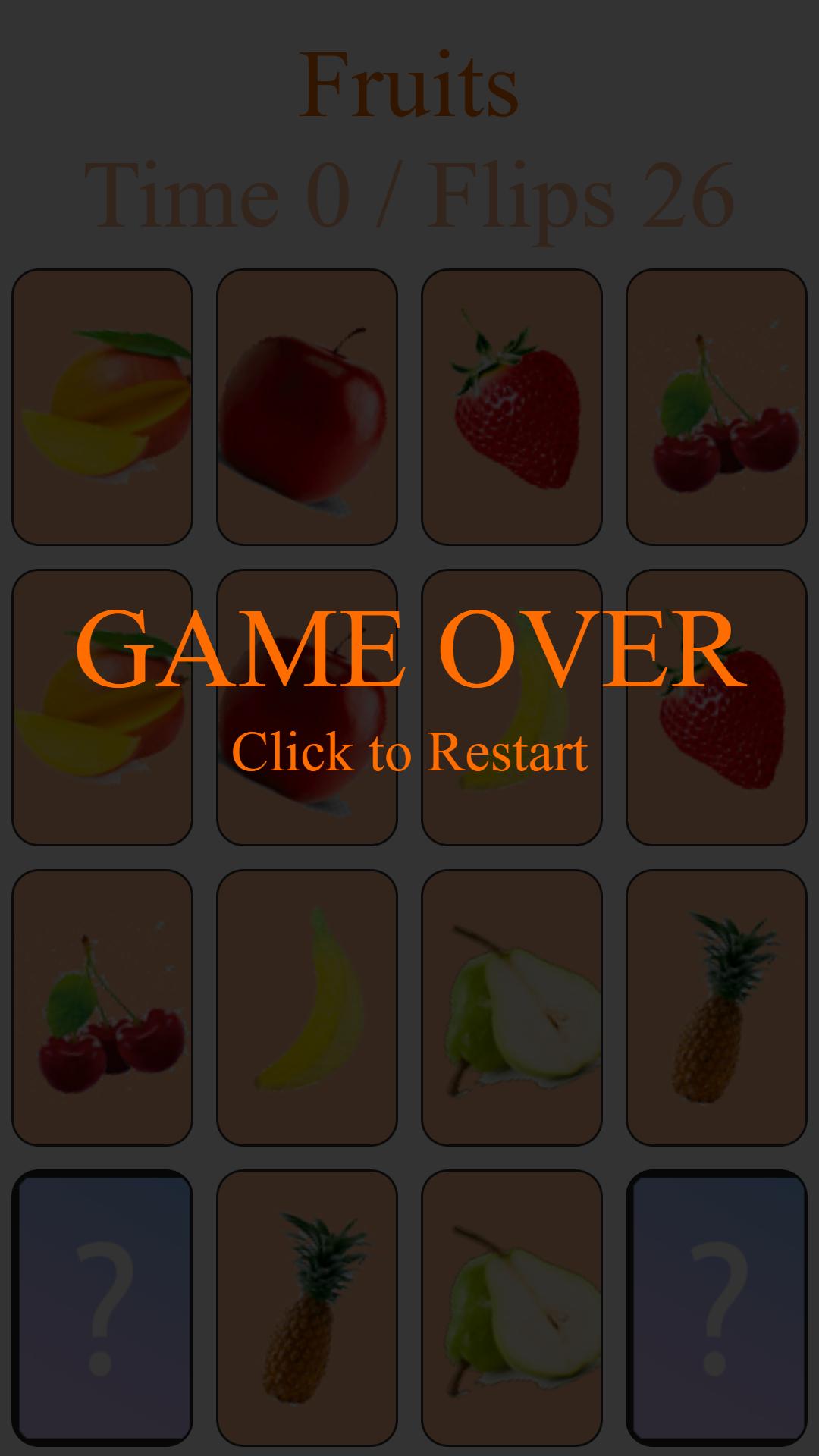 Descarga de APK de Juego de Memoria - Frutas para Android Descarga de APK de Juego de Memoria - Frutas para Android