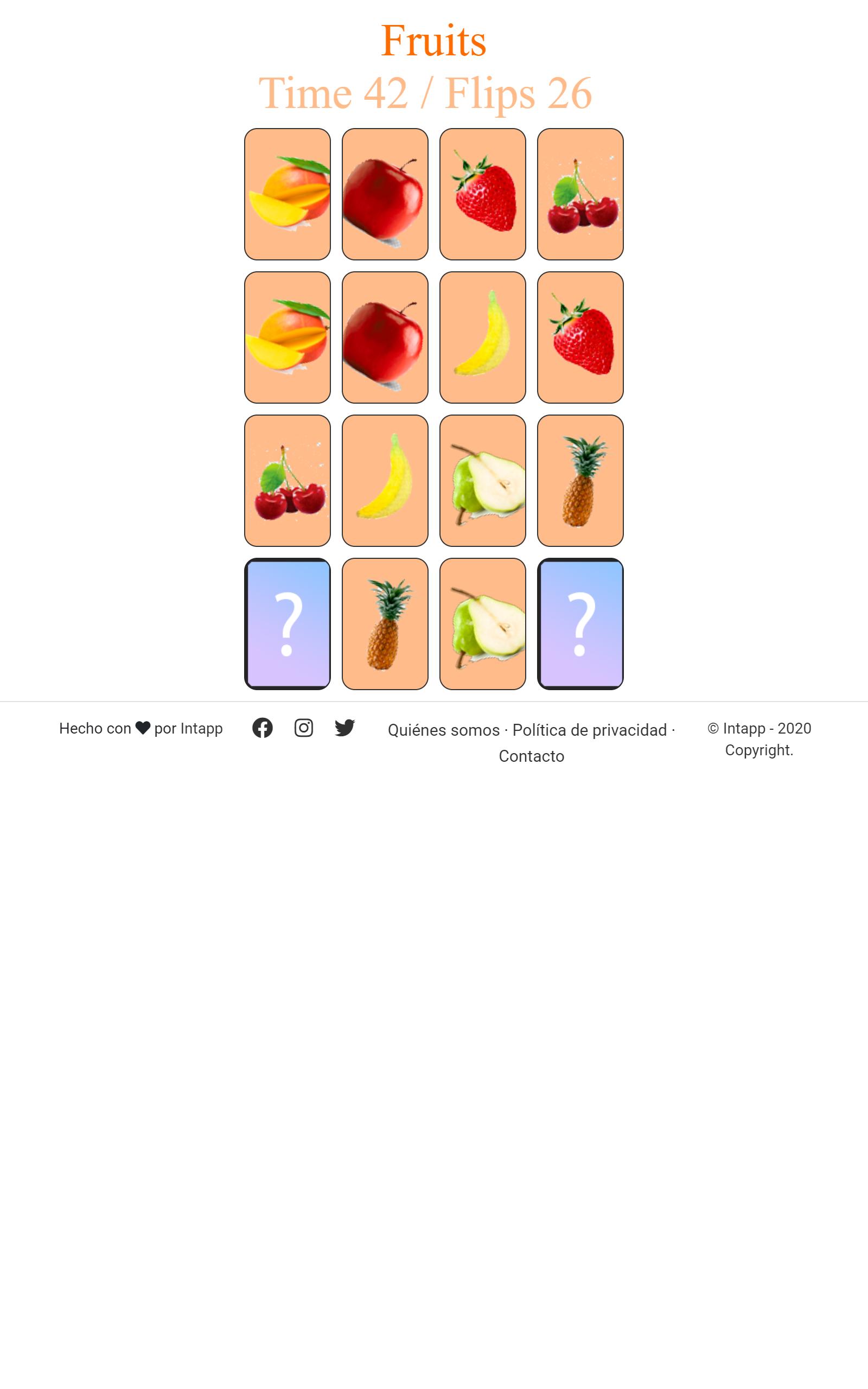 Descarga de APK de Juego de Memoria - Frutas para Android Descarga de APK de Juego de Memoria - Frutas para Android