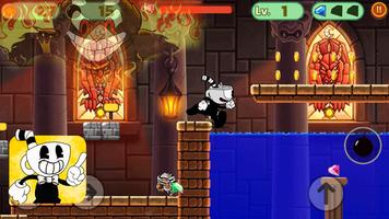 super cup on head: World castle game screenshot 3