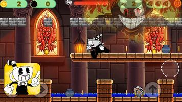 super cup on head: World castle game screenshot 1