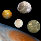 Jupiter & Moons 3D Globe icon