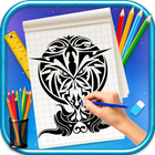 Learn to Draw Tribal Tattoos أيقونة