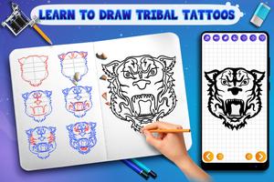 Learn to Draw Tribal Tattoos الملصق