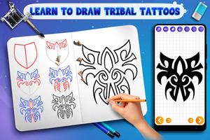 Learn to Draw Tribal Tattoos تصوير الشاشة 2