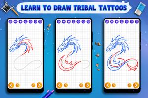 Learn to Draw Tribal Tattoos syot layar 3