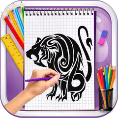 Baixar Learn to Draw Animal Tattoos APK