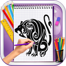 Learn to Draw Animal Tattoos APK