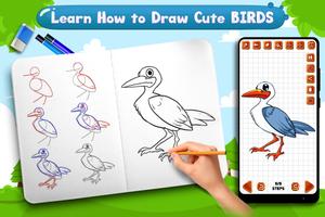 Learn to Draw Cute Birds poster