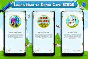 Learn to Draw Cute Birds screenshot 1