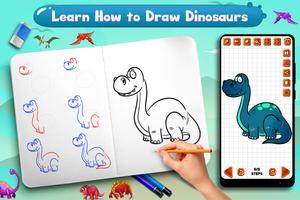 Learn to Draw Dinosaurs capture d'écran 2
