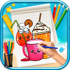 Learn to Draw Drinks & Juices أيقونة