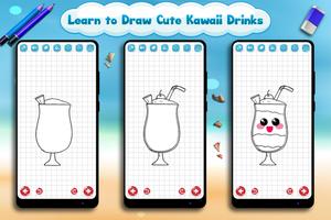 Learn to Draw Drinks & Juices screenshot 1