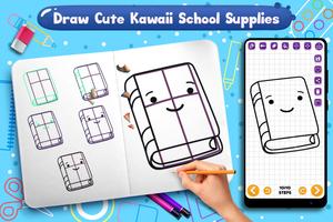 Learn to Draw School Supplies Affiche