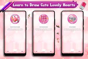 Learn to Draw Lovely Hearts capture d'écran 1