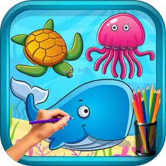 Learn to Draw Cute Sea Animals