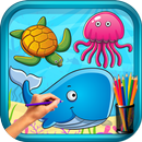 Learn to Draw Cute Sea Animals APK