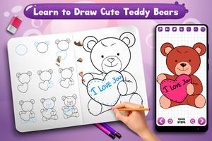 Learn to Draw Cute Teddy Bears screenshot 2
