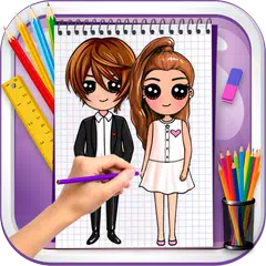 Learn to Draw Cute Girls Boys APK Herunterladen