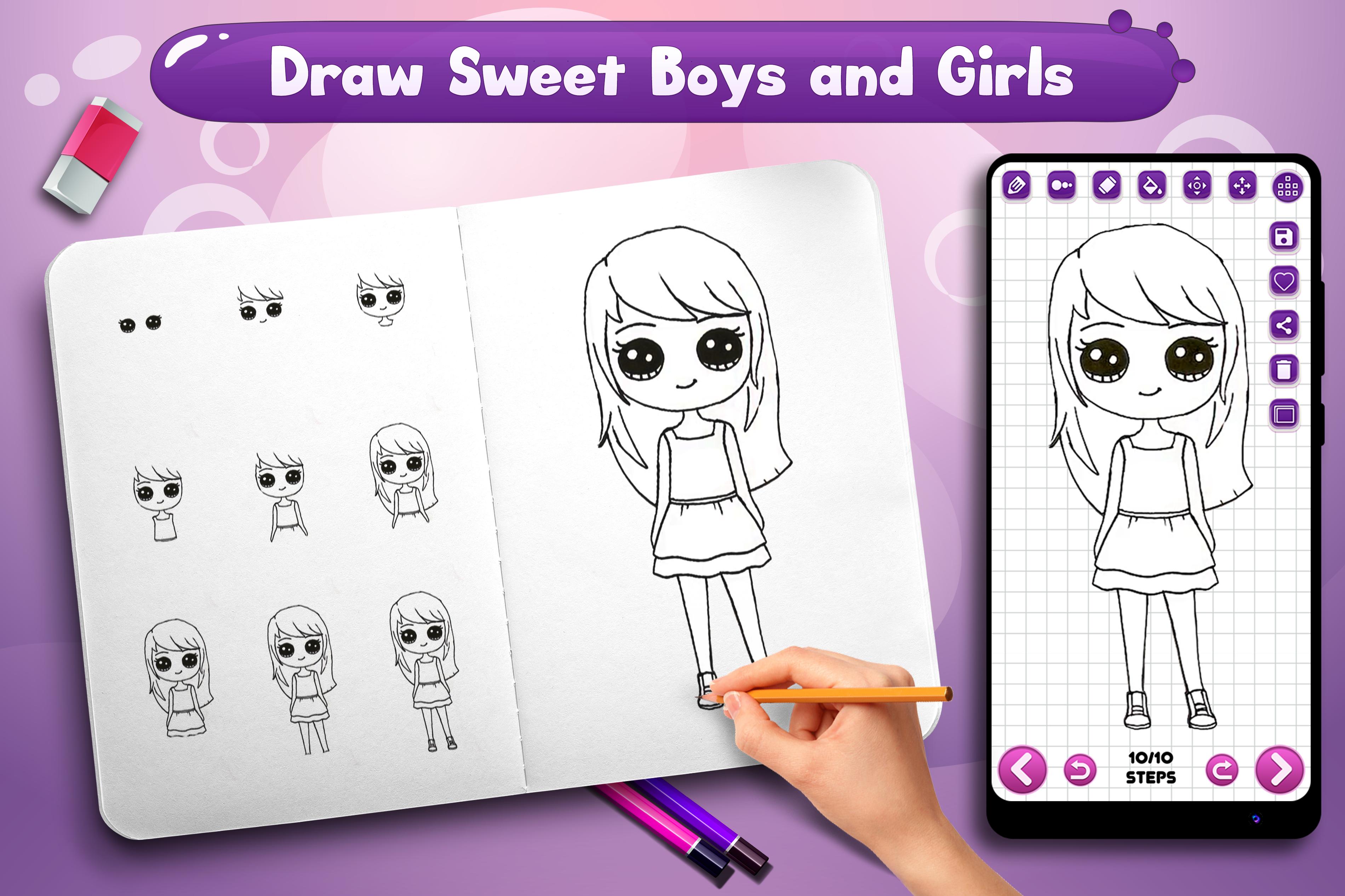 Learn To Draw Sweet Boys Cute Girls For Android Apk Download Learn To Draw Sweet Boys Cute Girls For Android Apk Download
