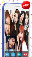 Fake Blackpink Video Call : fake video call Affiche