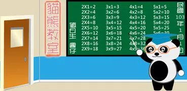 貓熊教室(九九乘法)