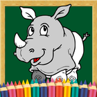 Kids Coloring Book : Cute Animals 2019 أيقونة