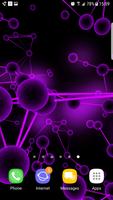 Molecules 3D Live Wallpaper capture d'écran 1