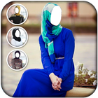 Hijab Women Fashion Photo icône