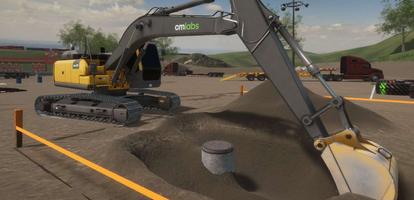 Excavator & Dozer Simulator 3D capture d'écran 1