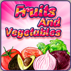 Fruit vegetables learning apps for kids fun games icône