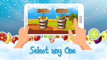 Fruit vegetables learning apps for kids fun games capture d'écran 1