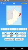 Oman: Wilayats & Provinces Map Quiz Game poster