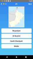 Oman: Wilayats & Provinces Map Quiz Game screenshot 2