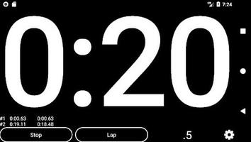 Giant Stopwatch captura de pantalla 1