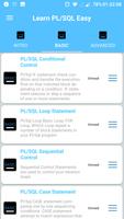 Learn PL SQL -Offline Tutorial capture d'écran 1