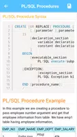 Learn PL SQL -Offline Tutorial capture d'écran 6