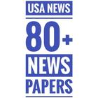 USA Newspapers - 80+ American English Newspapers ícone